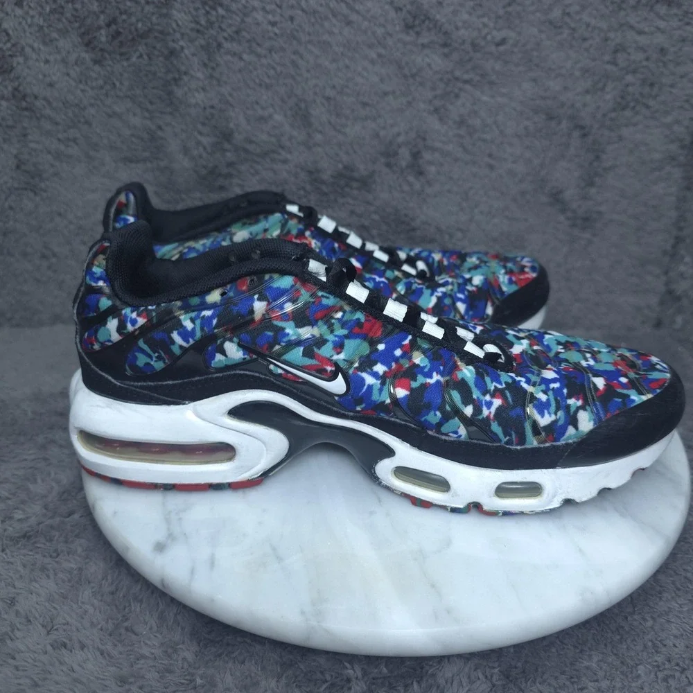 Nike Air Max Plus Shoes Youth Size 5.5Y Multicolor Sneakers Low Top CU4623-001